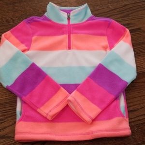The Children's Place striped fleece pullover